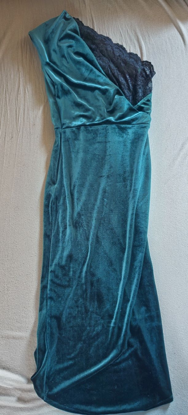Vestiti: Robe velours vert emeraude  – Usato da Bex venduto da sni_q7lh 1