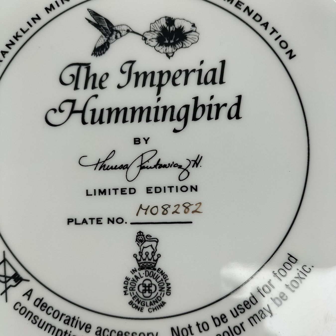 Piatti: The Imperial Hummingbird – Usato da Jussy venduto da 170307 2