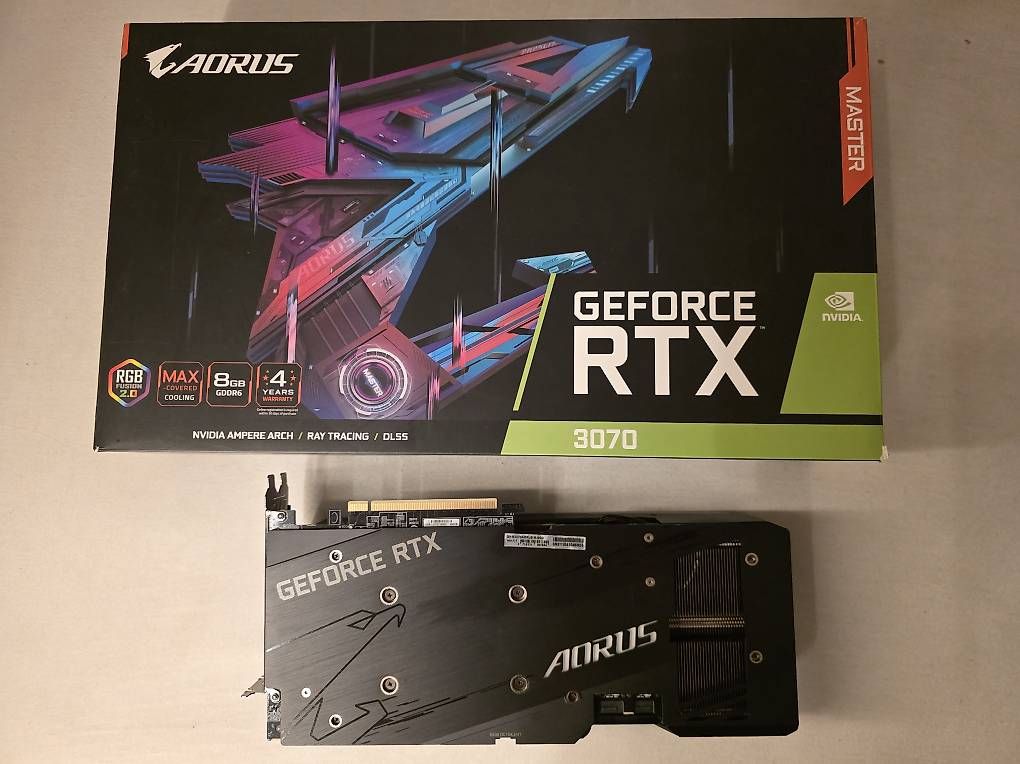 Gigabyte Schede grafiche: Gigabyte RTX 3070 AORUS Master 8GB - Repasted – Usato da Rothrist venduto da Satix