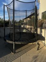 Gartentrampolin rund mit Sicherheitsnetz gebraucht