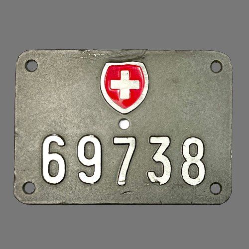 Biciclette: Nummerschild grün – Usato da Uetendorf venduto da Schraedi