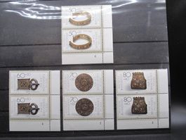 BRD 1987 Gold & Silberschmuck 2er **