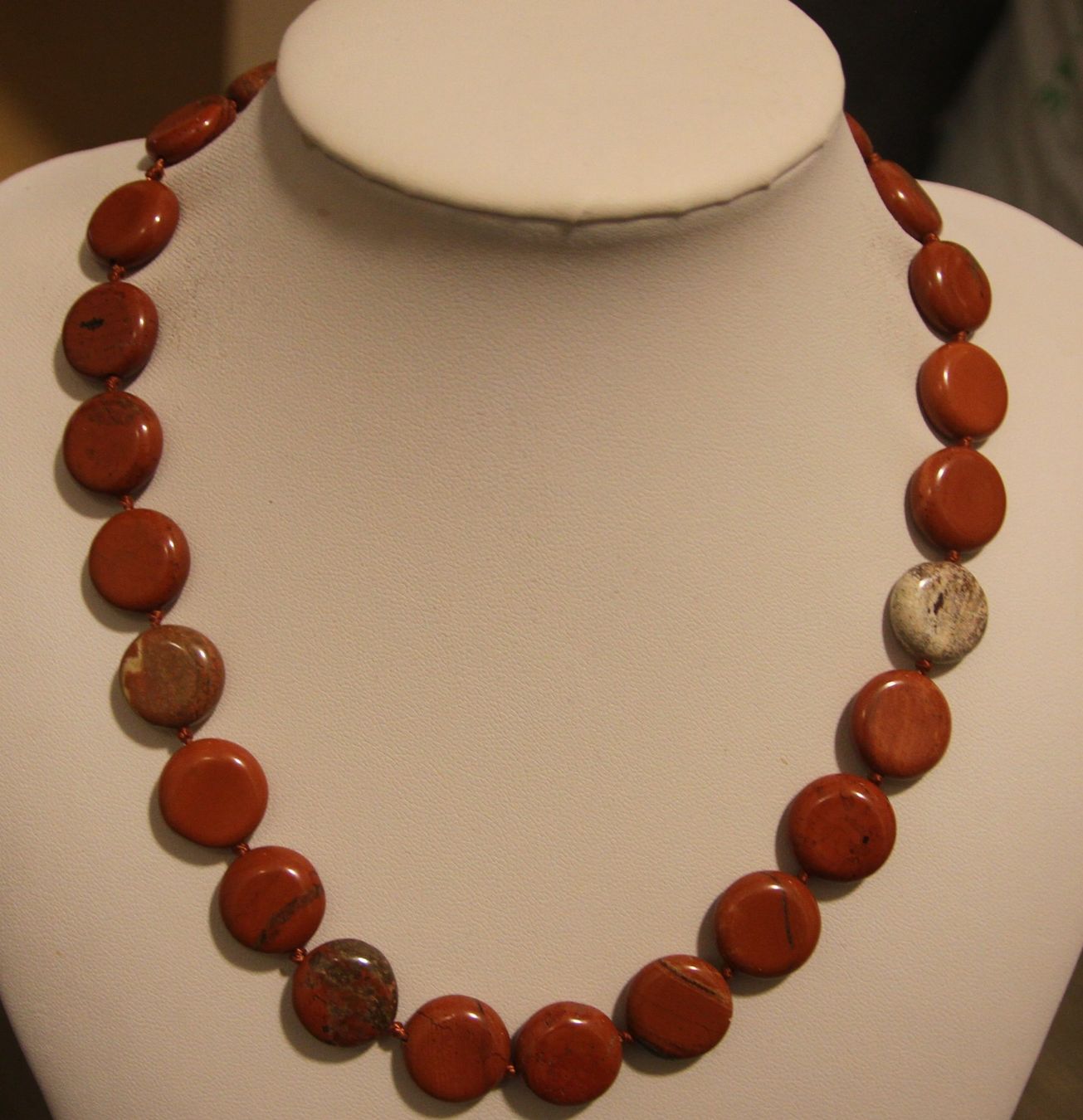 Catenine: NEU: Jaspis Collier Halskette Kette Schmuck – Nuovo (secondo la descrizione) da Matten b. Interl venduto da EdelsteineInterlaken 3