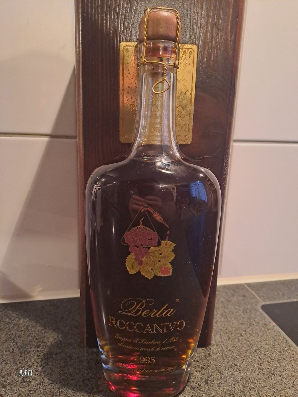 Berta Bevande alcoliche: Berta Grappa Roccanivo 1995 mit OHK – Nuovo e nell'imballaggio originale da Elsau venduto da Kellerraeumung 2