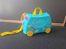Trunki Kinderkoffer zum Aufsitzen (Einhorn / Türkis)