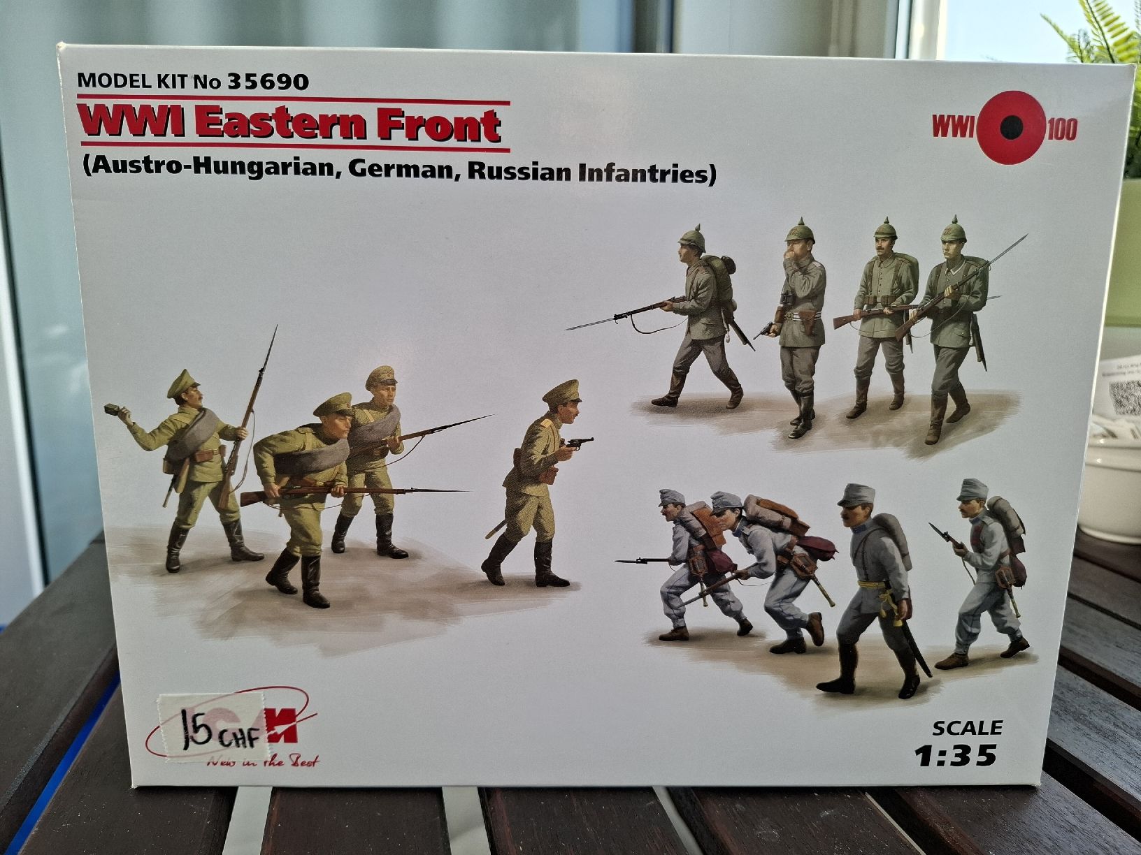 Kit di modellismo & Modellini statici: WWI Ostfront Infanterie Figuren 1:35 – Usato da Baden venduto da thailega