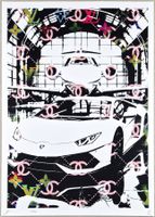 Death NYC Ltd Ed  Pop Art Druck " Lamborghini and Luxury