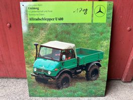 Unimog mercedes u600 4x4 diesel schlepper traktor