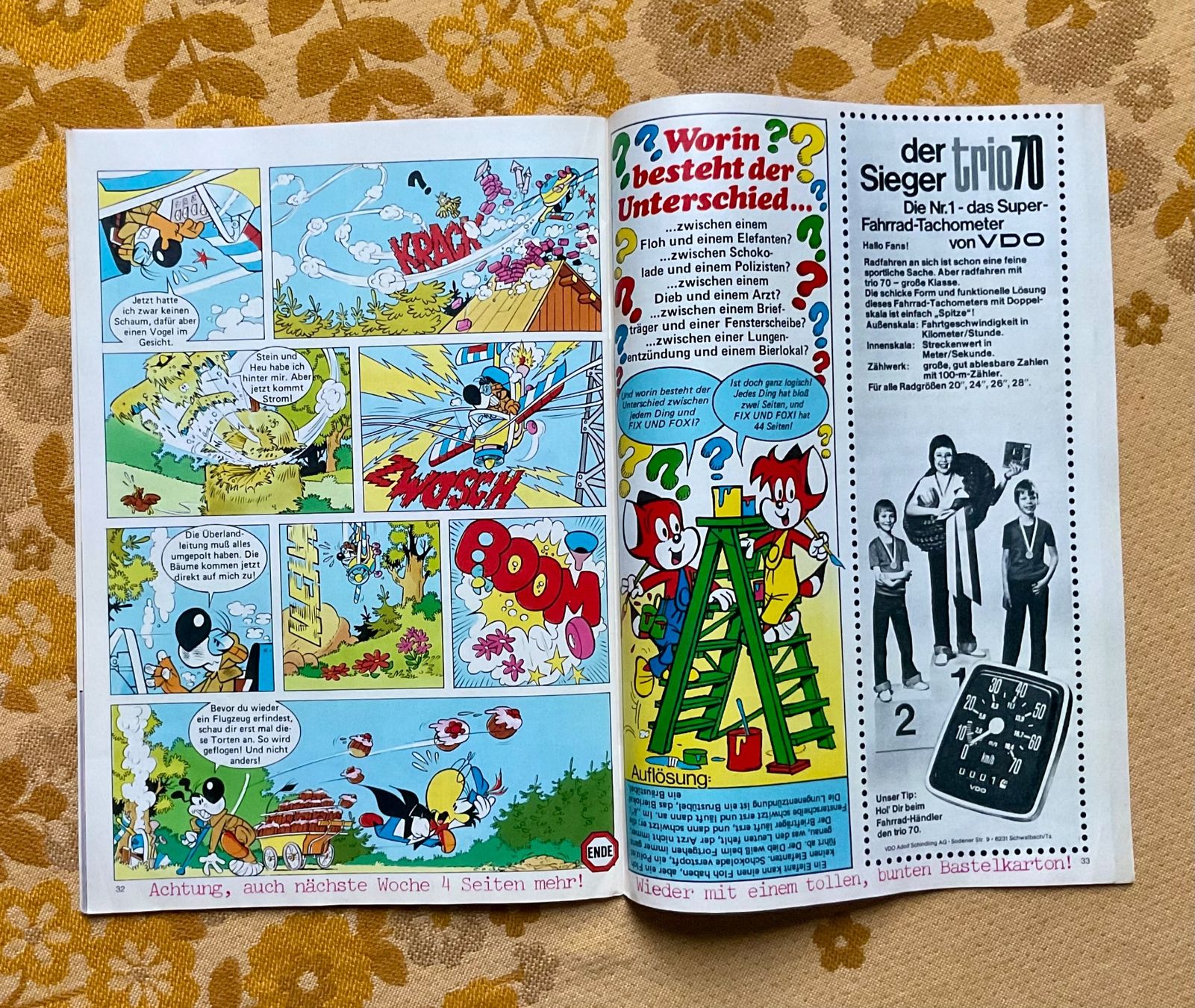 Fumetti: Fix und Foxi Heft Nr 33 von 1978 – Usato da Endingen venduto da nathan05 6