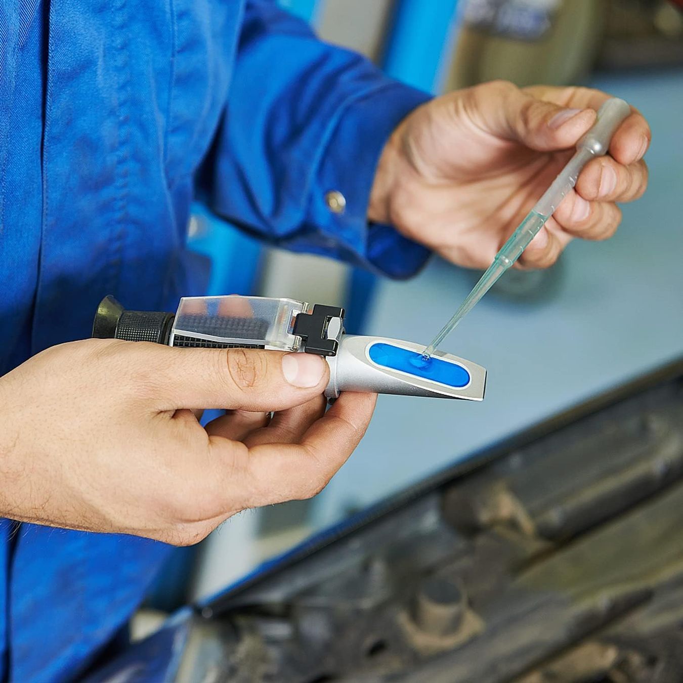 Mesurer: Refraktometer Kühlmitteltester Frostschutzprüfer Auto Garage – Neuf avec emballage d'origine à Hundwil par tec_mm27 6