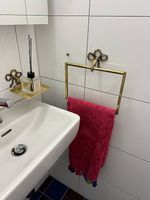 Edle Badezimmer-Accessoires aus massivem Messing