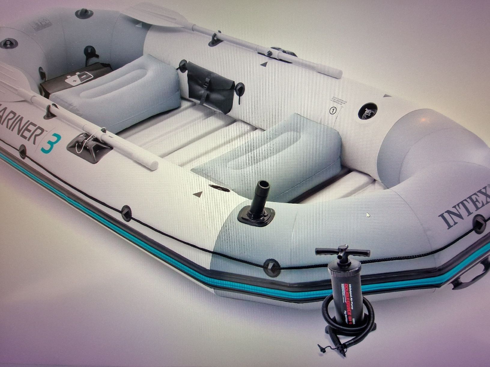 Boote: Intex Gummiboot Mariner 3 Set – Gebraucht aus Magden von italokiter