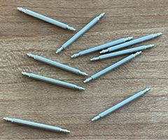 10 Stk. Uhren Federsteg Dia 1.8 Bandanstoss 21mm neu