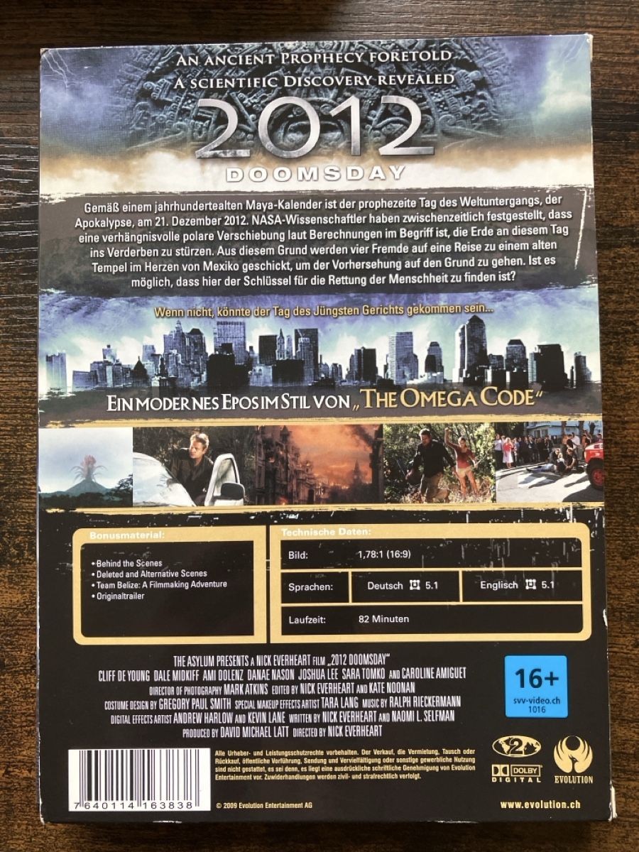 Alle DVDs: 2012 Doomsday DVD – Gebraucht aus Glarus von Jhuber78 1