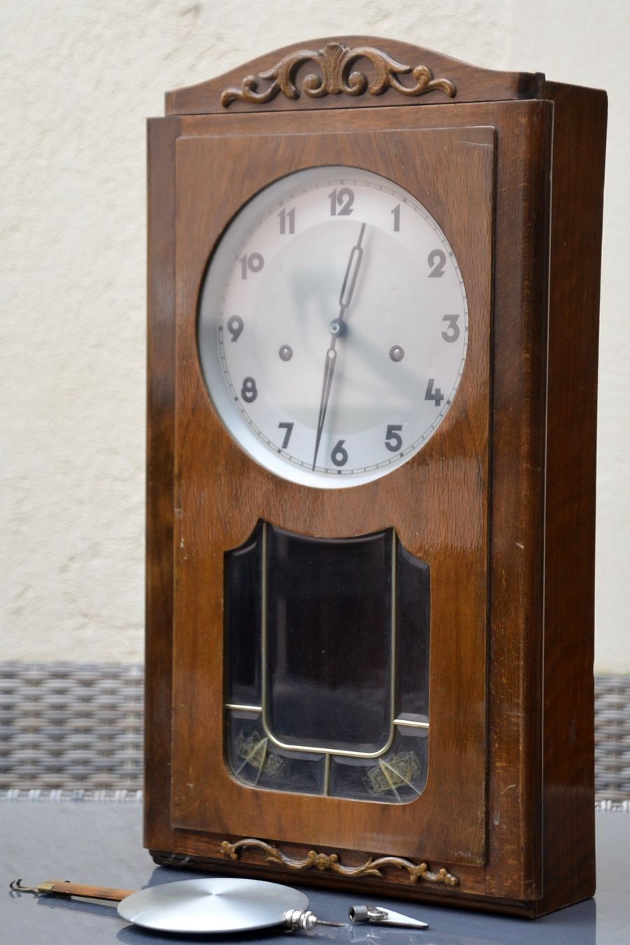 Stand- & Wanduhren: alte Pendeluhr / horloge à pendule ancienne – Gebraucht aus Collonges von arashee 2