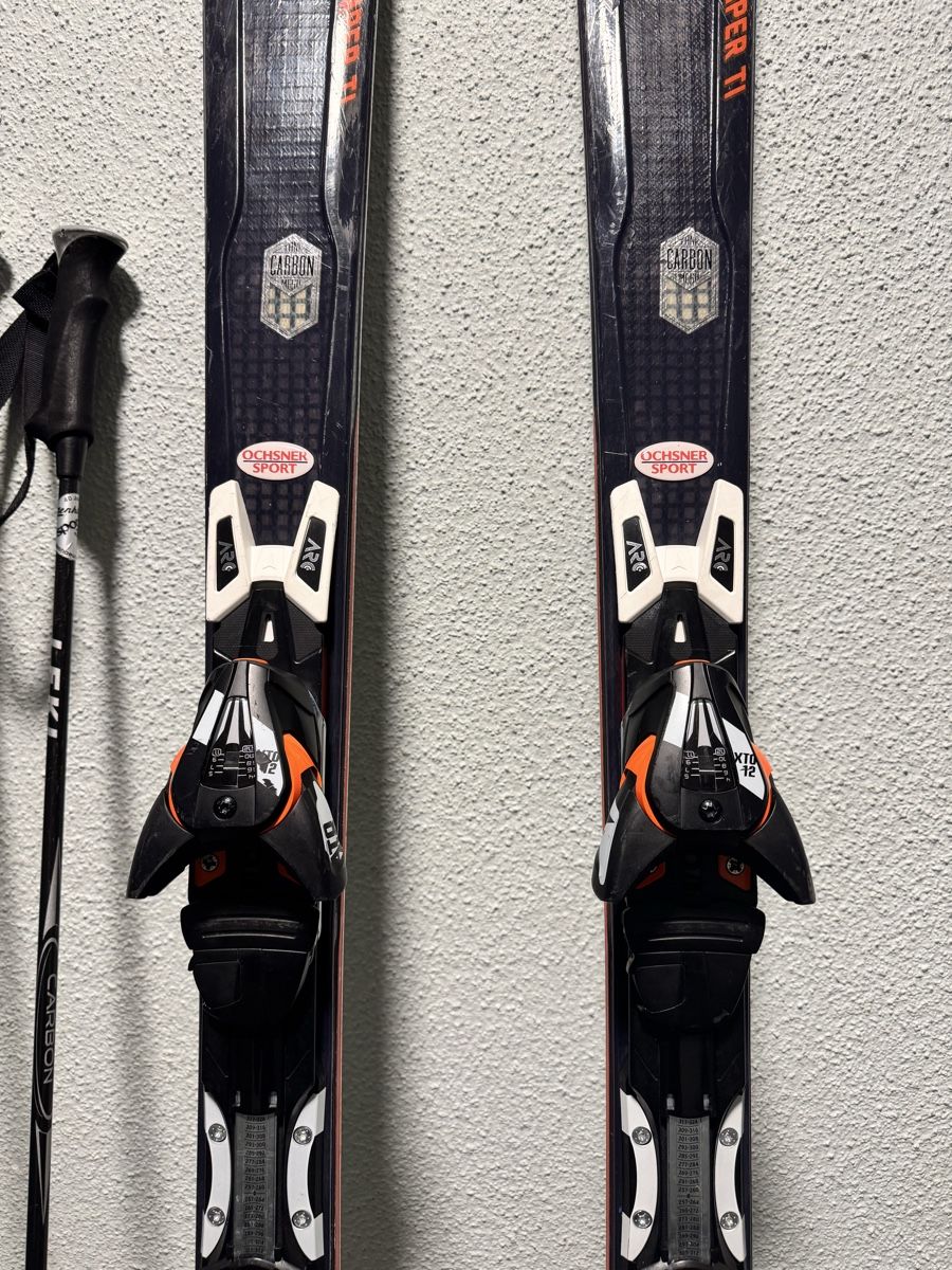 Atomic Skis: Ski Atomic Nomad Temper TI + Stöcke Leki Carbon 120cm – Gebraucht aus Oberengstringen von e-wun 2