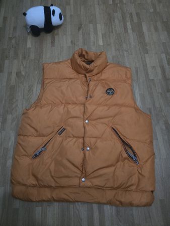 Napapijri Geographic Padded Vest Orange - Size M! 🔥❄️ 