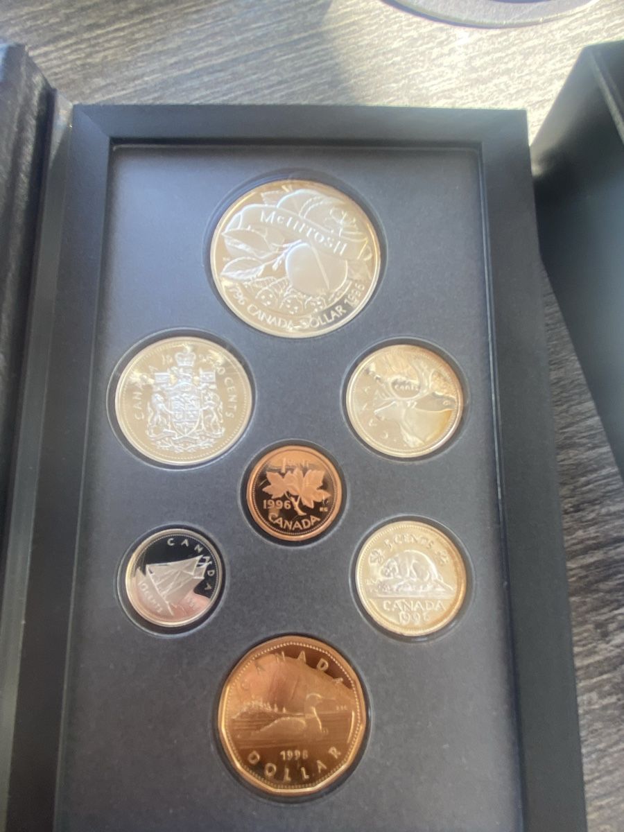 Alle Münzen: Canada Set 1996 Silbermünzen mit Dollar McIntosh  – Neu (gemäss Beschreibung) aus Muralto von Alex1912 1