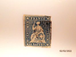 Strubel: ZNr. 23B, Bogenrand links,
