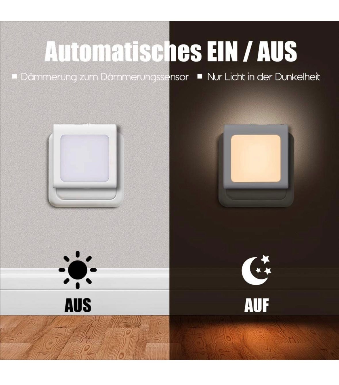 Lampade: Nachtlicht Steckdose mit Dämmerungssensor – Nuovo e nell'imballaggio originale da Nuglar venduto da SaleRitter 1