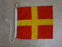 Signalflagge "R" Jacht / Vintage