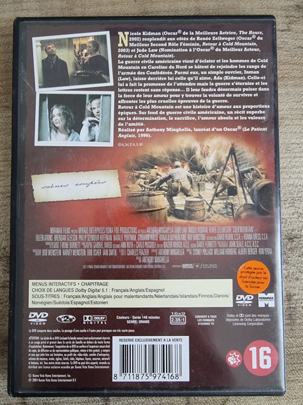 Tutti i DVDs: Retour à Cold Mountain – Usato da Chavannes-près-Renens venduto da XWR4 1