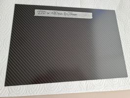 CFK-Platte 270x18,        Dicke 0,7mm