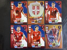 PANINI - Adrenalyn XL Qatar 22 / 6x Serbien Karten ⚽️