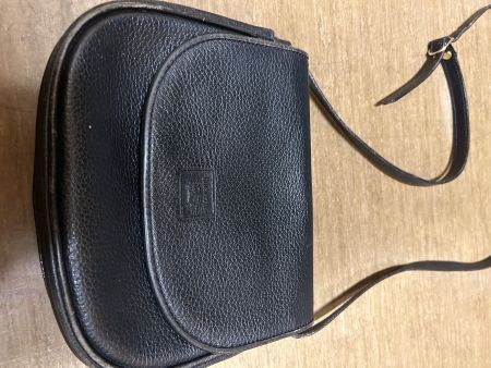 Burberry Umhängetasche Leder schwarz