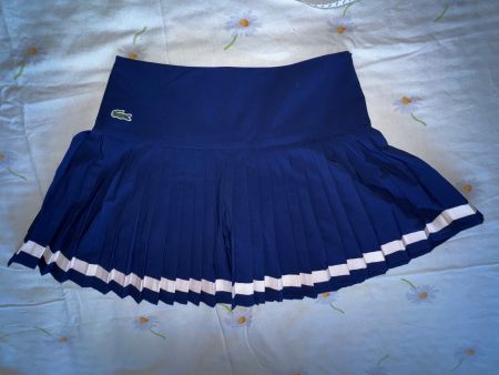 Jupe-culotte plissée Lacoste Sport bleue marine taille XS