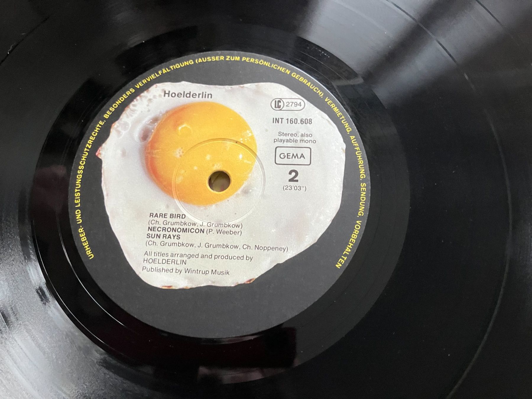Dischi in vinile: Hoelderlin – Usato da Aarwangen venduto da Jukebox3 8