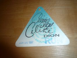 CELINE DION Falling Into You - World Tour 1997 Pass SIGNIERT