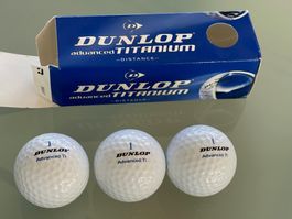Dunlop Advanced Titanium Golf Bälle (3er Set)