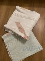 Teppiche 2stk Baumwolle, Handarbeit, G 140x75 cm
