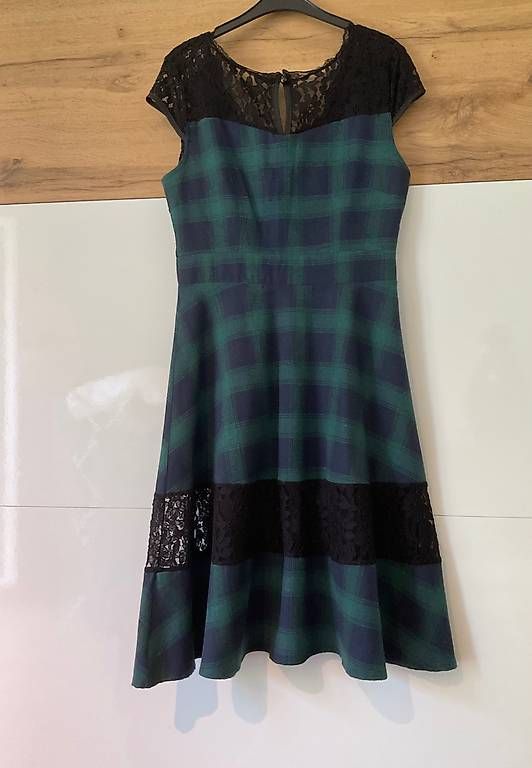 Vestiti: Kleid im Tartan Look mit Spitze – Nuovo e nell'imballaggio originale da Basel venduto da cwe_zyg5