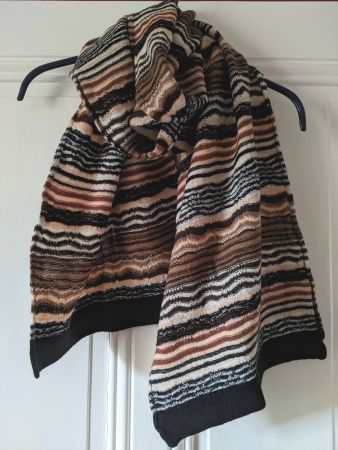 MISSONI : Echarpe unisexe dans les tons bruns