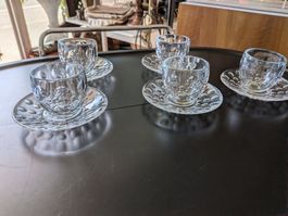 5 Guzzini Espressotassen