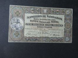 Schweiz 1951,  5 Franken