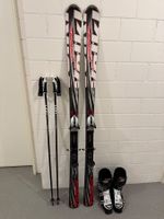 1 Set Völkl-Skis + Leki Titanium Stöcke + Nordica Ski-Schuhe