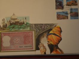 Banknotenbrief Indien 1986