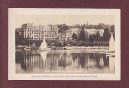 LAUSANNE - OUCHY - Beau-Rivage-Palace - Dos blanc