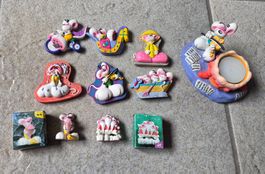 Konvolut Diddl Sammelfiguren und Magnete, Raritäten