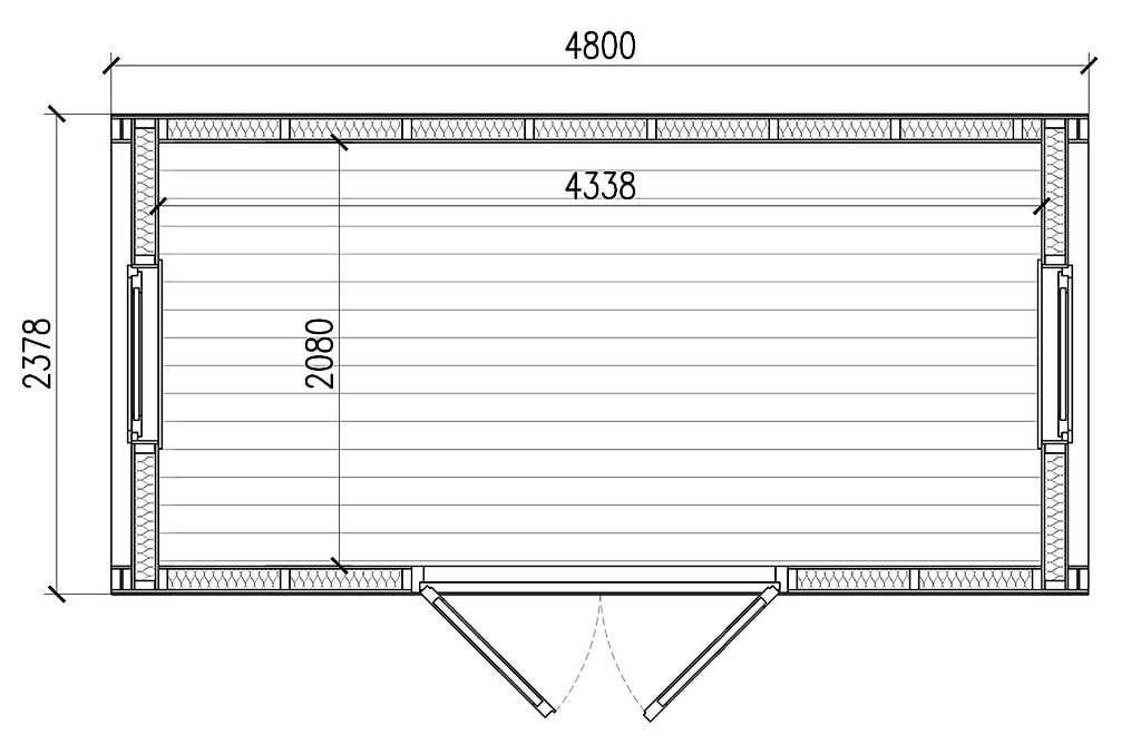 Mobilhome: Isolierter Luxus Camping Pod 2,4 Meter mit Seiteneingang – Gebraucht aus St. Gallen von Spa_at_Home911 9