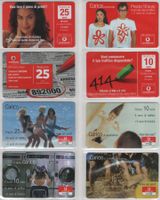 8 italienische Prepaid Motiv Telefonkarten