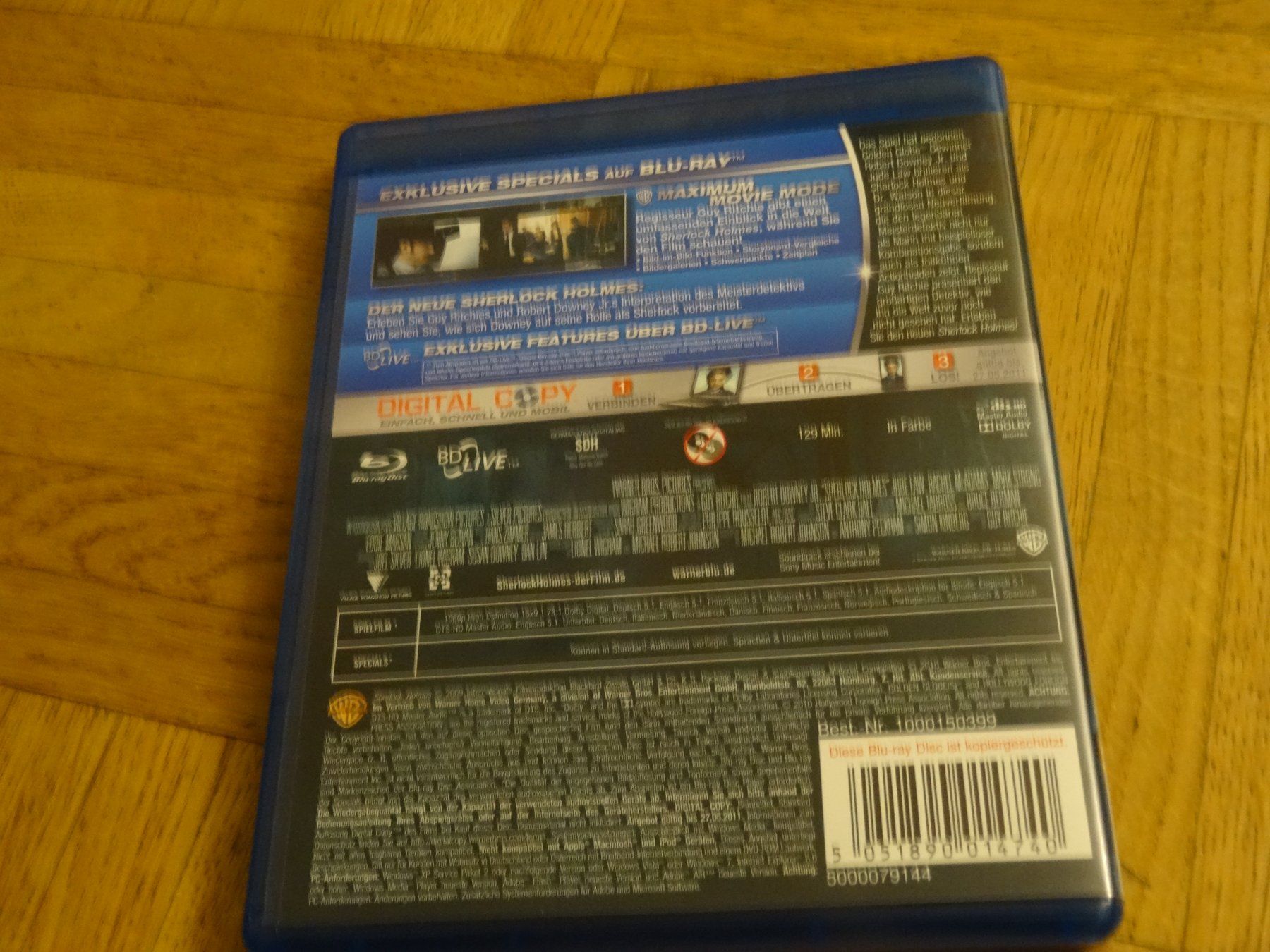 Tutti i DVDs: Sherlock Holmes BLU-RAY – Usato da Olten venduto da Disc-Verkauf 2