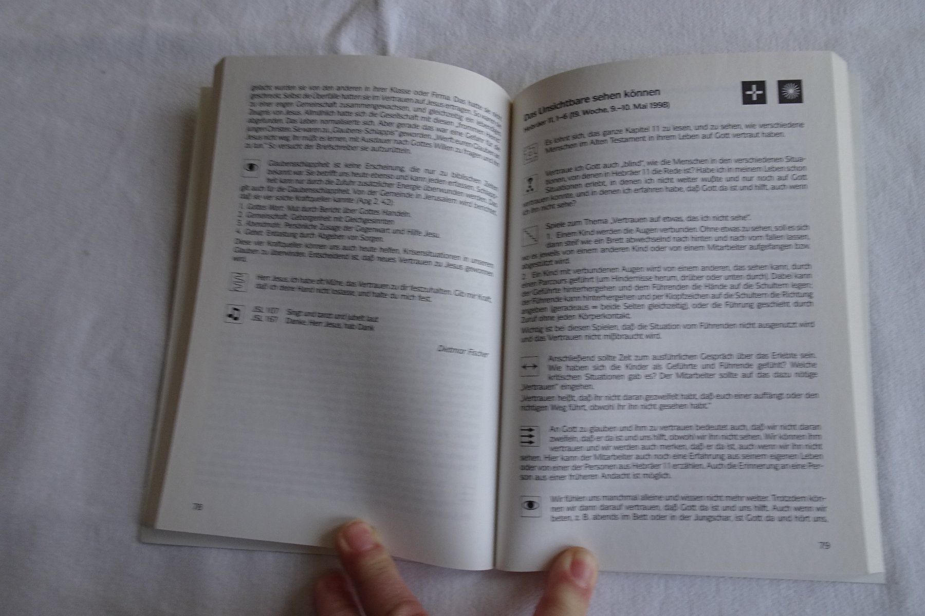 Libri: Werkbuch Jungschararbeit JG 1998 – Usato da Strengelbach venduto da schmetterling20 5