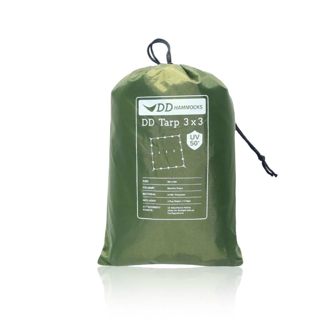 DD Hammocks Altro per Esercito: DD Hammocks Tarp 3x3 grün UV-Schutz – Nuovo e nell'imballaggio originale da Tulln venduto da HaengemattenShop