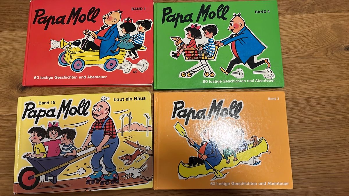 Libri: Papa Moll Bände 1, 3, 4 und 15 – Usato da Schenkon venduto da Ecosmo