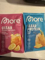 More Clear Protein und Glow Peptides 2 Beutel neu