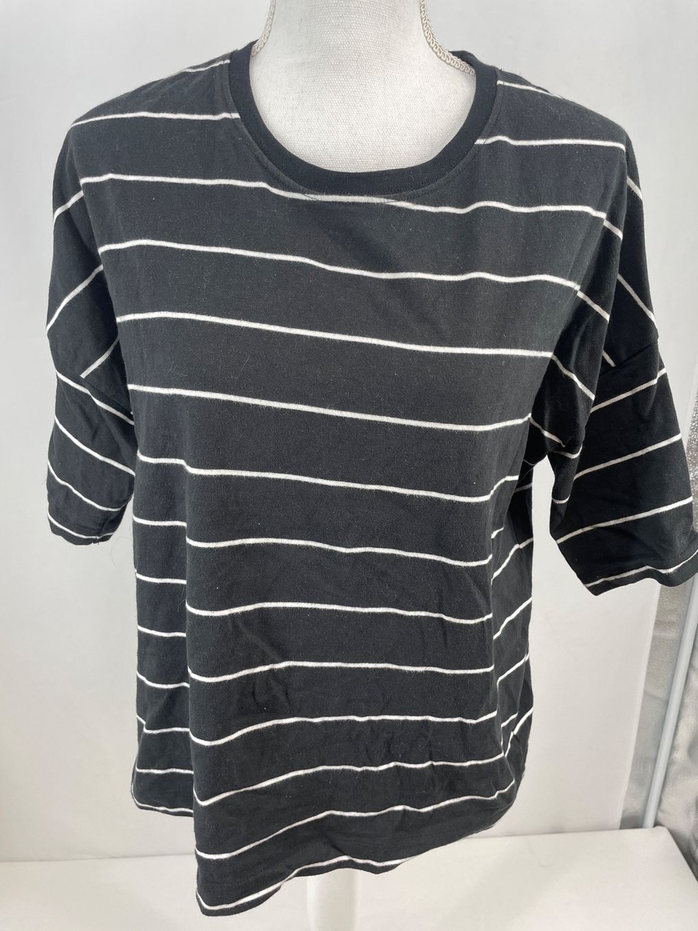 Tops: Cotton town top rayé L – Gebraucht aus Lausanne von PlusValue_Lausanne